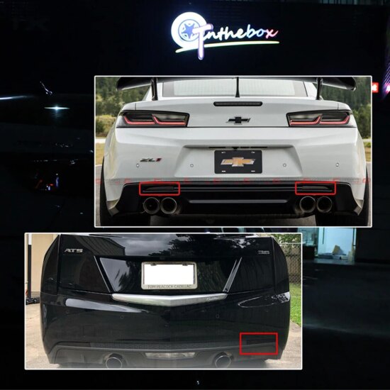 Rear Bumper Reflector Light Shell Housings For Cadillac ATS XT5, For Chevrolet Commodore Camaro Traverse, For Pontiac G8 - Image 4