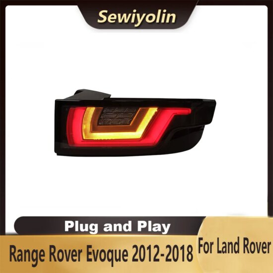 LED Trailer Lights Tail Lamp Rear DRL Signal For Land Rover Range Rover Evoque 2012-2018