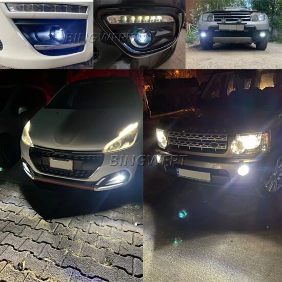 Led Lens Fog Lamp Headlights for Holden Commodore SS-VE-V-SV6 2006-2010 Car Fog Lights DRL H11 - Image 6