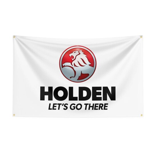 Holdens Flag Polyester Printed Racing Car Banner For Decor