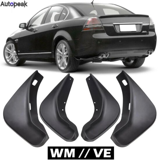 Mud Flaps Splash Guards 4x For Holden Caprice statesman WM Commodore VE Berlina Calais Ute Chevrolet Lumina Omega Daewoo