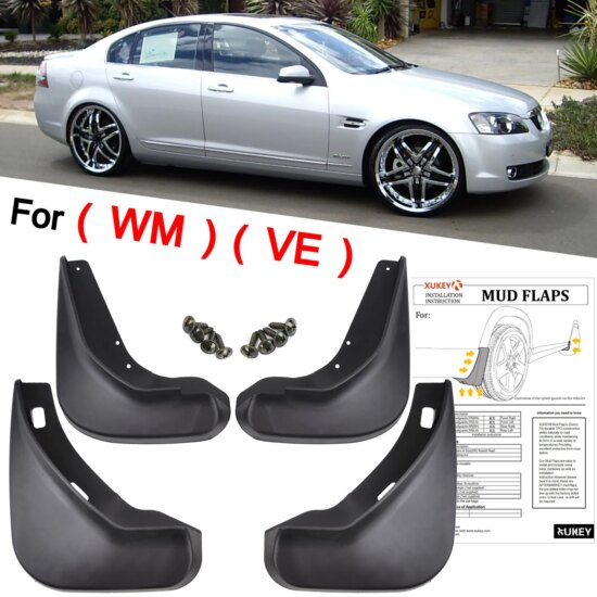 Mud Flaps Splash Guards 4x For Holden Caprice statesman WM Commodore VE Berlina Calais Ute Chevrolet Lumina Omega Daewoo - Image 2