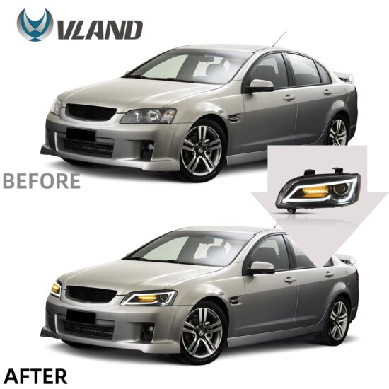 Head Light Lamp For Holden Commodore VE Sedan SSV 2007~2013 FOR HOLDEN VE Pair LH+RH - Image 3