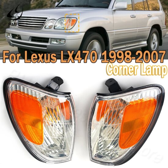 Corner Light Front Side Bumper Car Light Without Bulbs For Lexus LX470 1998-2007