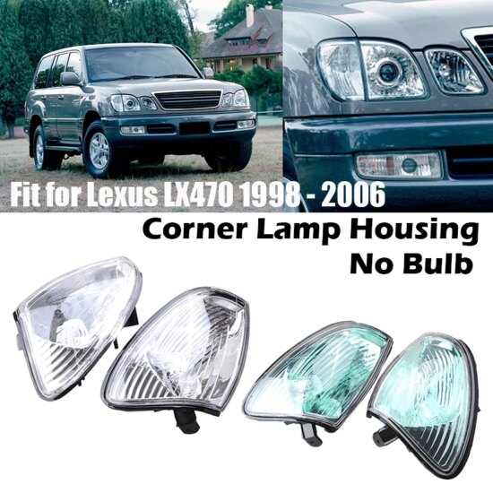 Corner Turn Signal Light Housing Indicator Lampshade No bulb For Lexus LX470 1998-2007