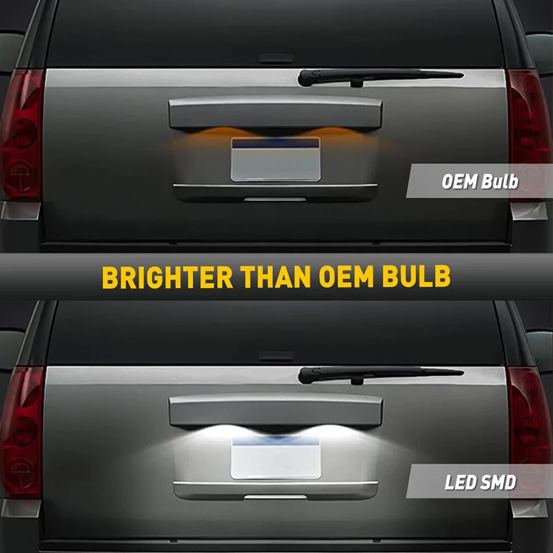 LED Plate Lights Lamps For Chevrolet Suburban Tahoe GMC Yukon Cadillac Escalade 07-14 Canbus LED Plate Lights Lamps For Chevrolet Suburban Tahoe GMC Yukon Cadillac Escalade 07-14 Canbus