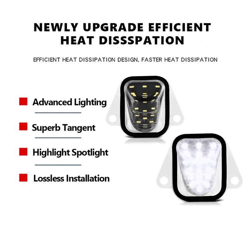 LED Plate Lights Lamps For Chevrolet Suburban Tahoe GMC Yukon Cadillac Escalade 07-14 Canbus LED Plate Lights Lamps For Chevrolet Suburban Tahoe GMC Yukon Cadillac Escalade 07-14 Canbus