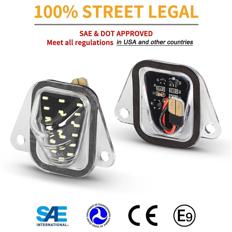 LED Plate Lights Lamps For Chevrolet Suburban Tahoe GMC Yukon Cadillac Escalade 07-14 Canbus LED Plate Lights Lamps For Chevrolet Suburban Tahoe GMC Yukon Cadillac Escalade 07-14 Canbus