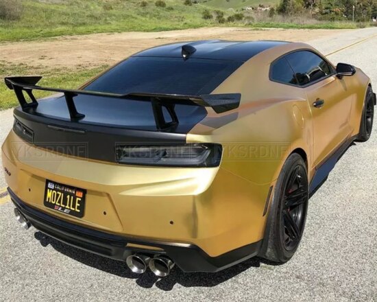 Black Rear Trunk Lid Wing Spoiler Fit for 2016-2019 Chevrolet Camaro - Image 2