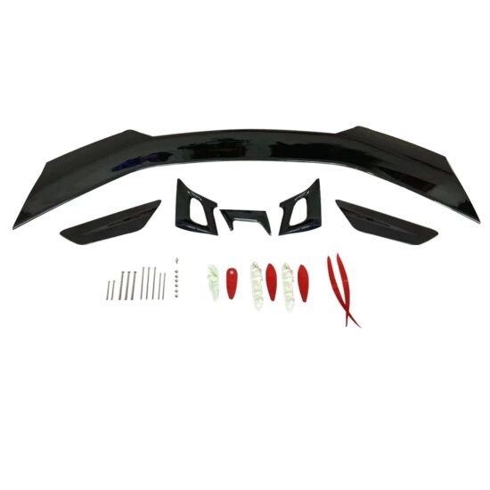 Black Rear Trunk Lid Wing Spoiler Fit for 2016-2019 Chevrolet Camaro - Image 5