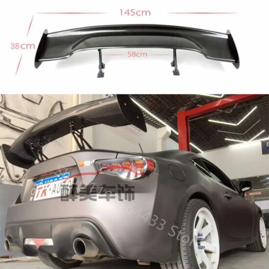 Rear Roof GT Spoiler Wing Trunk Lip Boot Cover For Subaru BRZ Toyota 86 GT86 2012-2021