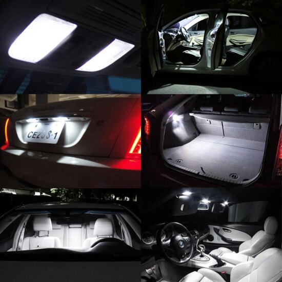 ED Interior Light Bulb Kit For Chevrolet Chevy Caprice 2011-2017 10Pcs - Image 5