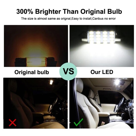 ED Interior Light Bulb Kit For Chevrolet Chevy Caprice 2011-2017 10Pcs - Image 2