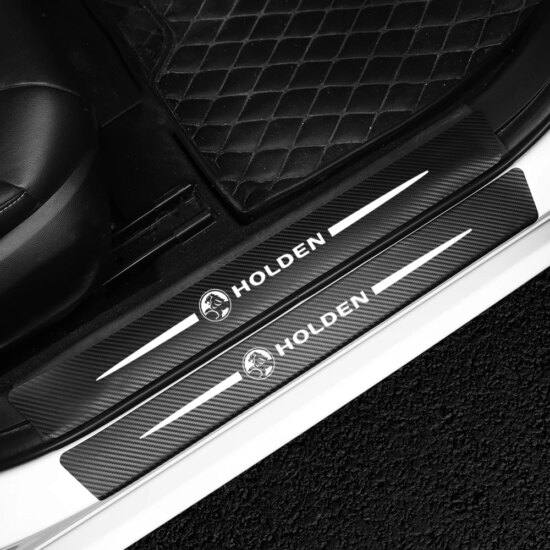 Door Sill Protector Carbon Fiber Car Threshold Protection Sticker Anti Scratch For Holden Astra Commodore Cruze Monaro Colorado - Image 2
