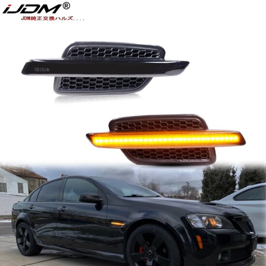 LED Lights Lamps Amber Turn Signal Light/Clearance Lights 2pcs For Commodore 2008-2009 Pontiac G8