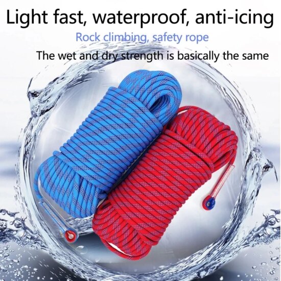 Static Climbing Rope 8mm Outdoor For Survival Rescue And Safety Cord Climbing Wall Car Tow Rope - Image 5