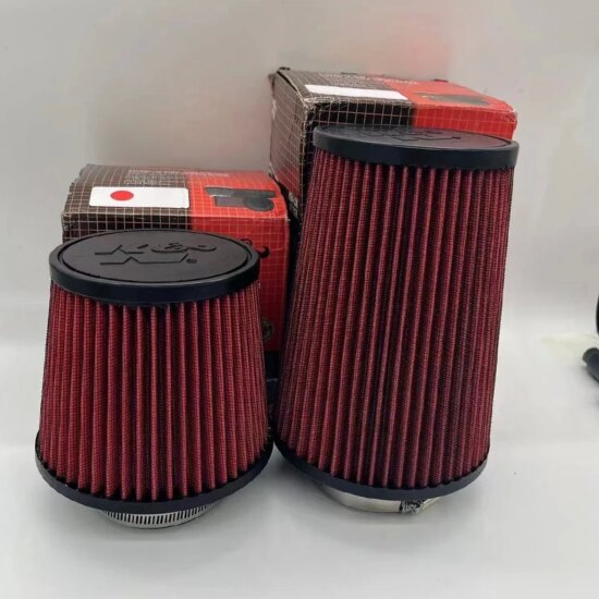 Intake Air Filter 3-Inch Short Long Universal High Flow Air Filters Racing Performance K＆n
