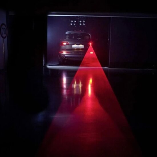 Laser Fog Light For Cars Anti-Collision Taillight Brake Warning Lamp Cool Car End Rear Tail Fog - Image 3
