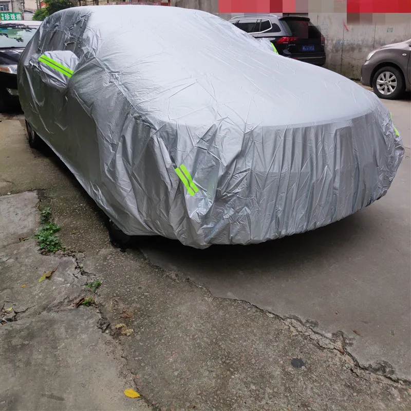 Car Cover Protection Full Exterior Sunshade Dustproof Protection Cover Universal for Hatchback Sedan SUV