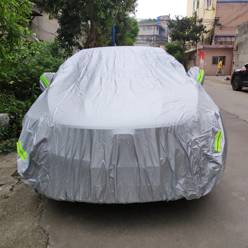 Car Cover Protection Full Exterior Sunshade Dustproof Protection Cover Universal for Hatchback Sedan SUV