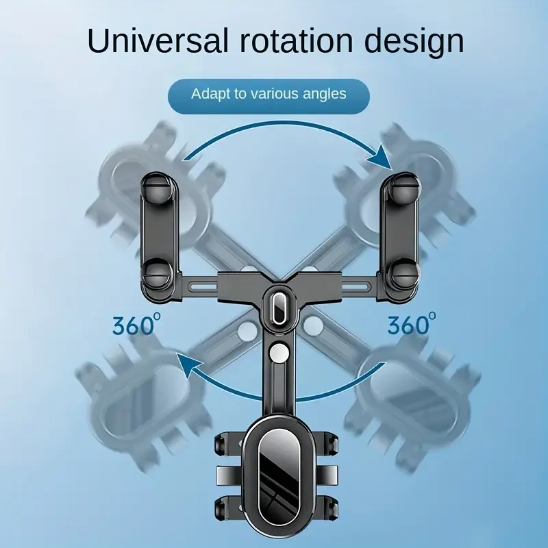 Phone Holder 360° Rotating Perfect for Kids and Adults Compatible with Phones and GPS Devices - Sturdy