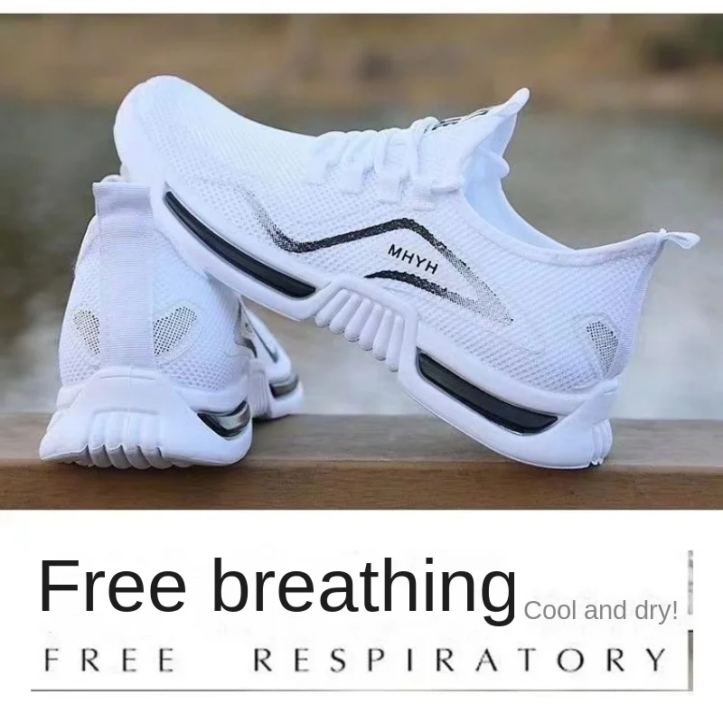 shoes breathable mesh casual shoes resistant soft sole, versatile sports shoes