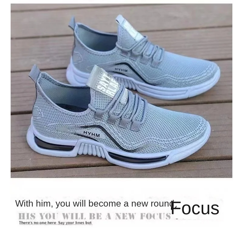 shoes breathable mesh casual shoes resistant soft sole, versatile sports shoes