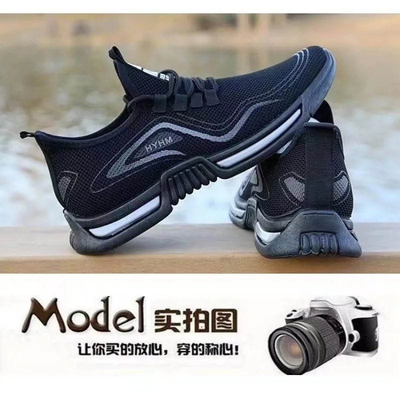 shoes breathable mesh casual shoes resistant soft sole, versatile sports shoes