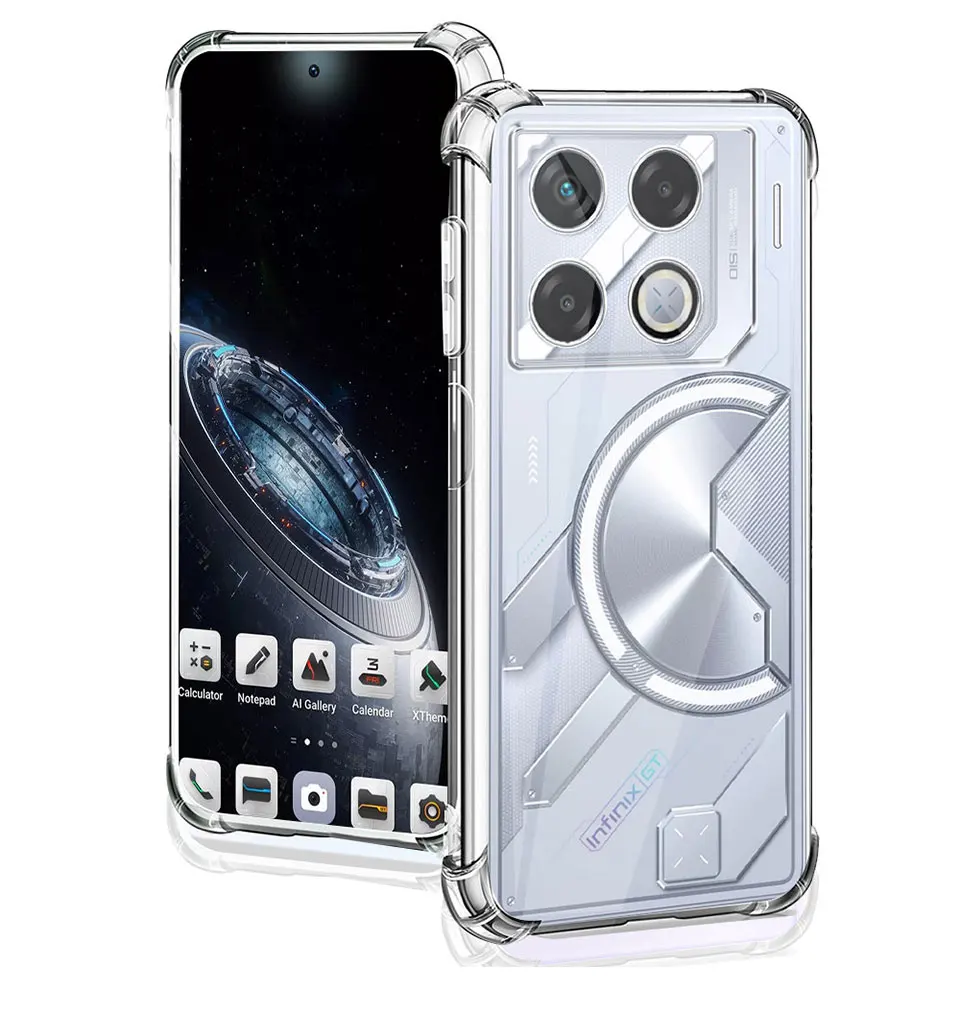 For Infinix GT 20 Pro 5G Case Clear Shockproof Silicone Soft Phone Case on Infinix GT20 Pro X6871 Clear Back Cover Protect Funda