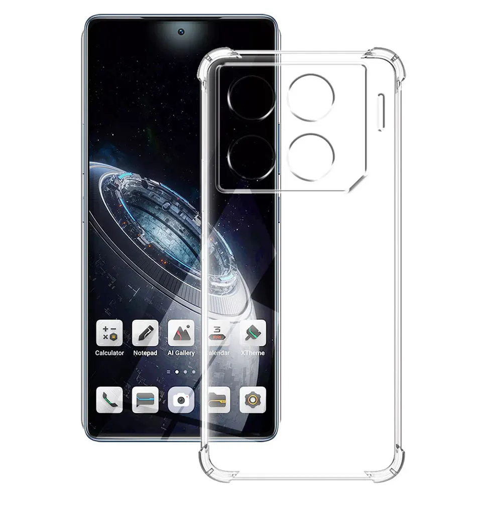 For Infinix GT 20 Pro 5G Case Clear Shockproof Silicone Soft Phone Case on Infinix GT20 Pro X6871 Clear Back Cover Protect Funda