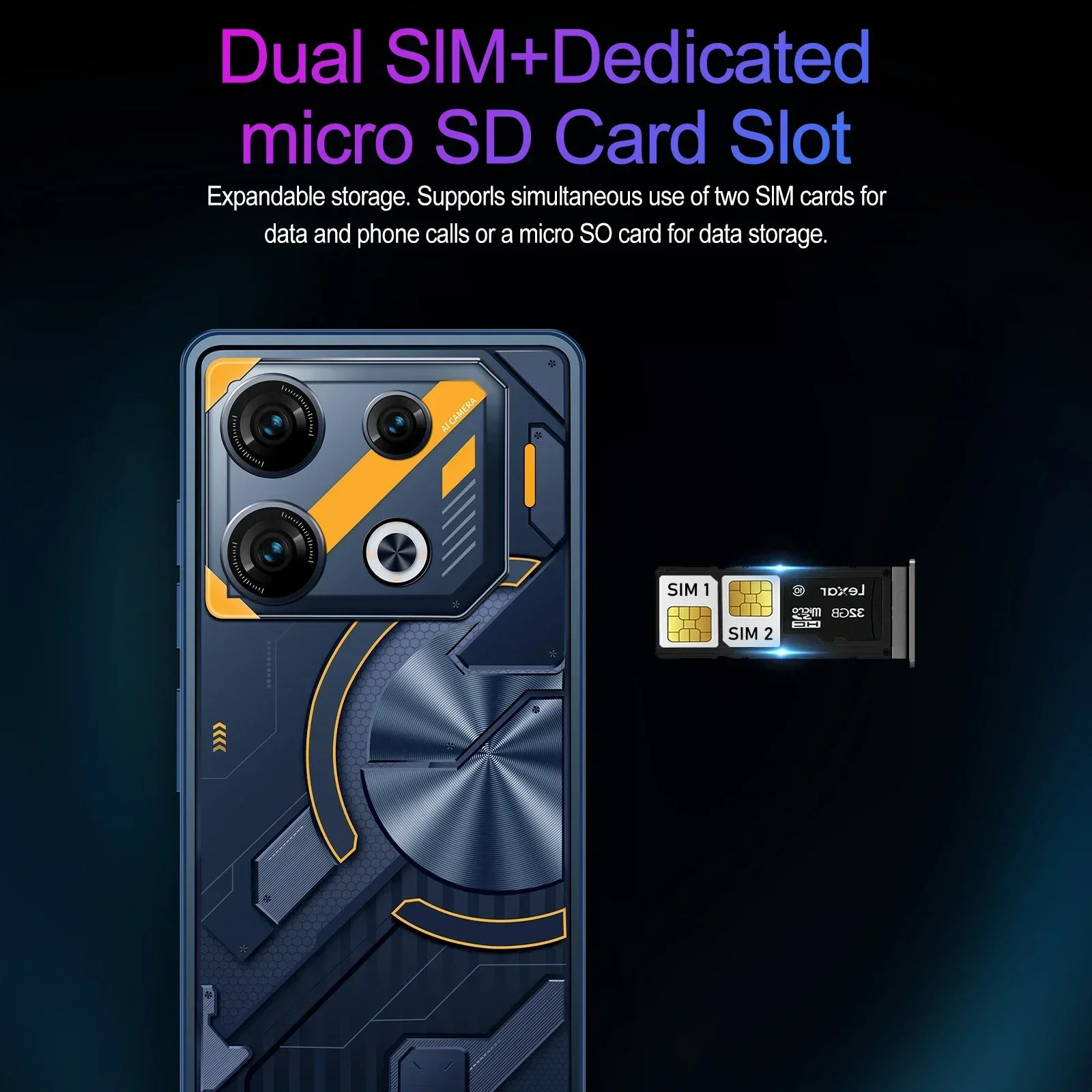 Pova 6 Pro Smartphone 5G 7.3inch HD 16G+1TB Dual SIM 50+108MP 7000mAh NFC
