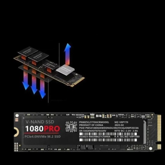Hard Disk for Xbox PC PS5  PUBG Game 1080PRO SSD M2 2280 PCIe 4.0 NVME NGFF Solid State Drive 14000MB/S Read - Image 4
