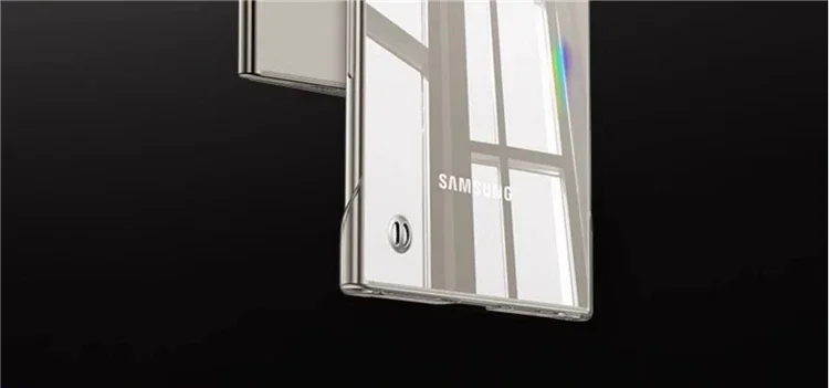 Hard Cover Frameless Case For Samsung Galaxy S24 Ultra S23 S22 Thin Transparent Camera Lens Protection Shockproof