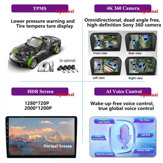 Screen Carplay GPS Navigation Android For Ford Mustang V S-197 2009 2010 2011 2012 - 2014 - Image 4