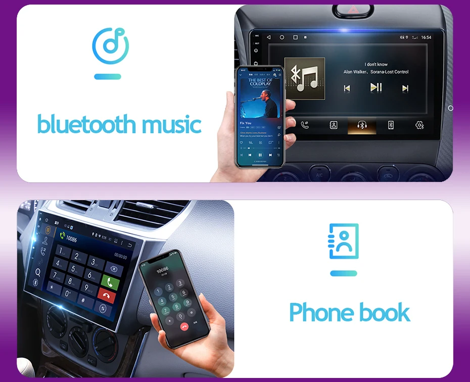Screen Carplay GPS Navigation Android For Ford Mustang V S-197 2009 2010 2011 2012 - 2014