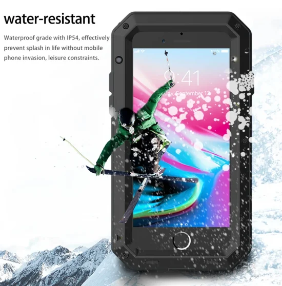 Armor Heavy Duty Protection Case for iPhone Metal Tank Shockproof Cover - Image 2