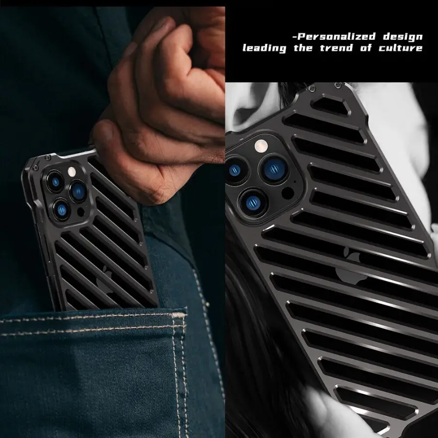 Frame For iphone heavy Duty Anti-scratch Metal Bumper Case Aluminum Metal Frame
