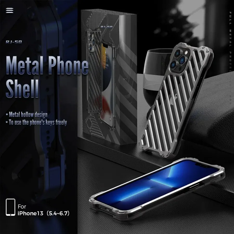 Frame For iphone heavy Duty Anti-scratch Metal Bumper Case Aluminum Metal Frame