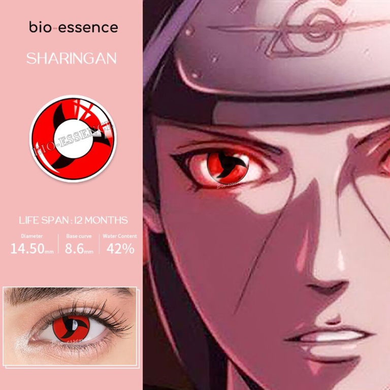 Naruto Cosplay Anime Eyes Lenses for Eyes Uchiha Sasuke Kakashi Itachi - Image 4