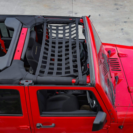 Car Top Sunshade Cover for Jeep Wrangler TJ 1997-2006 Car Trunk Roof Anti UV Sun Protection Insulation Bed-Rest Net