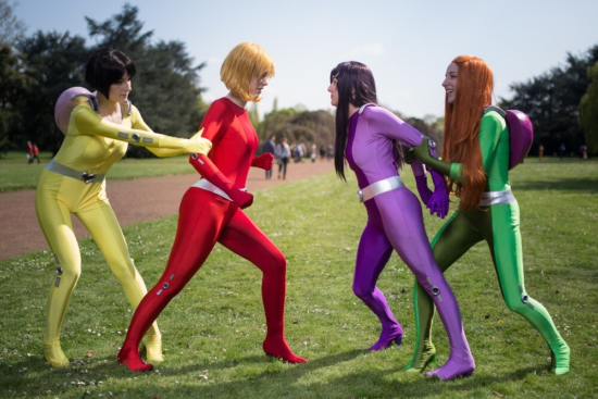 Girls Totally Spies Cosplay Costume Zentai Clover Ewing Samantha Simpson Alexandra - Image 3