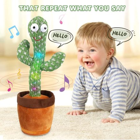 Birthday Present Dancing Cactus Electron That Can Sing And Dance Voice Interactive Bled