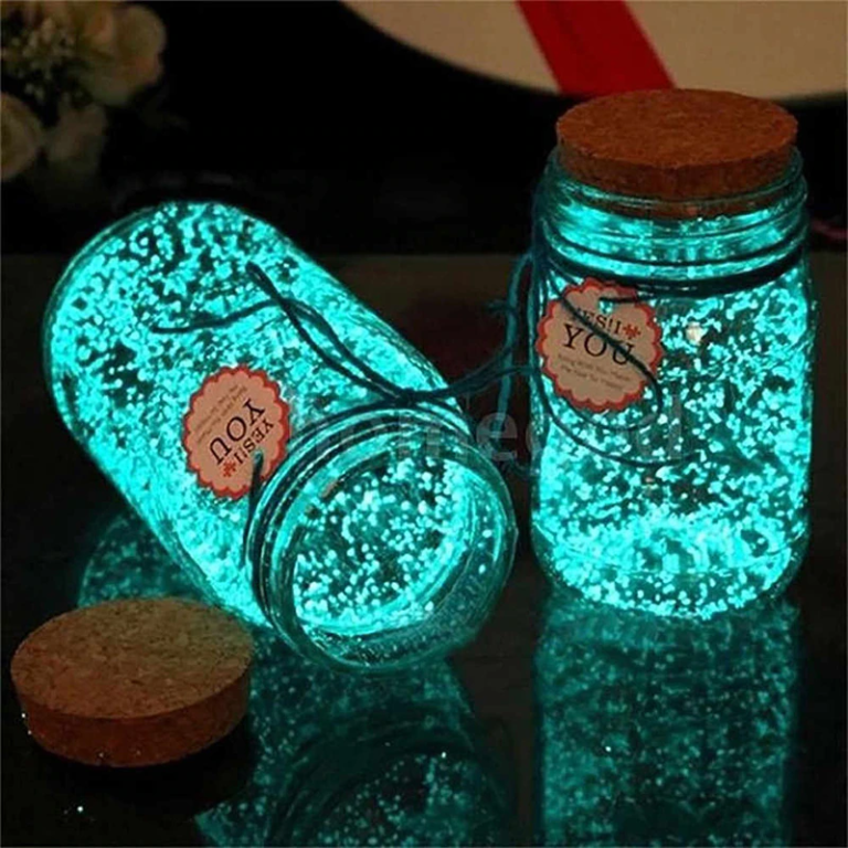 1 Pack Sand Glow In The Dark Sand Ornament Decorative Sand Fish Tank Decoration 10g