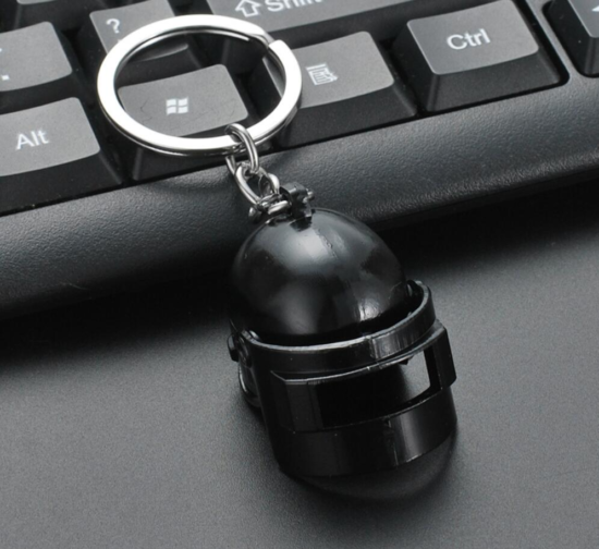 PUBG Keychain Battlegrounds Eat Chicken Backpack Battle Frying Pan Helmet 98k Keyring Woman-Man Fashion Jewelry