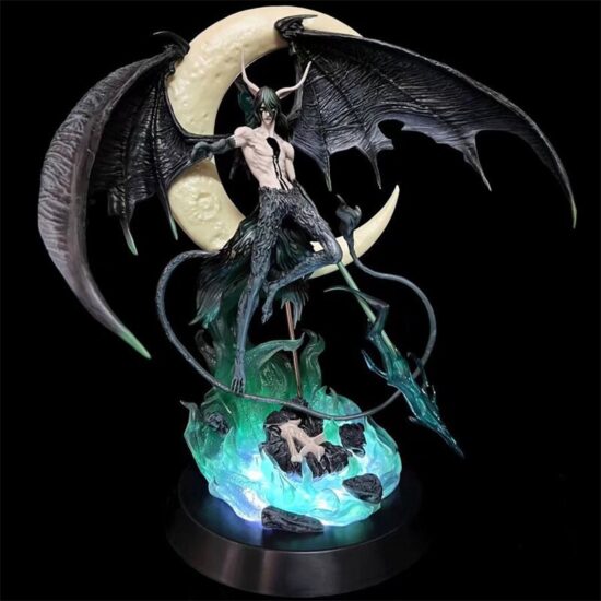 Figure Bleach Espada Neliel Tu Oderschvank Ulquiorra Cifer Figurine With Wings Black Pearl Model 40cm Toys With Light