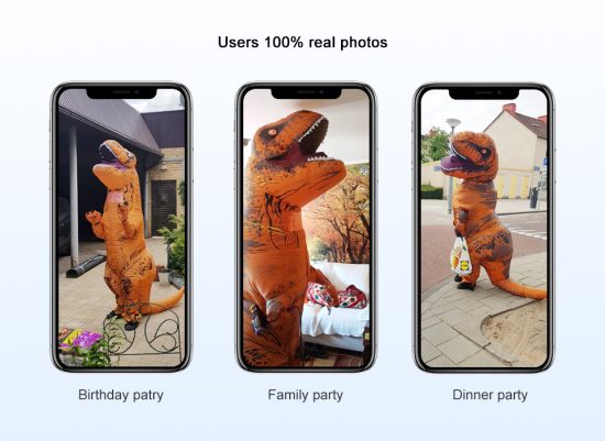 T REX Costume Anime Cosplay Dinosaur For Adult Men Women Kids Streamers Youtubers Ticktock Videos Walk In The Street
