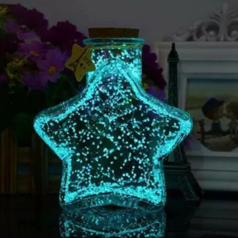 ⁦1 Pack Sand Glow In The Dark Sand Ornament Decorative Sand Fish Tank Decoration 10g⁩ - الصورة ⁦3⁩