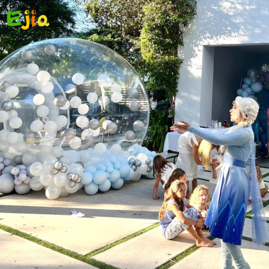 bubble tent Inflatable Dome Transparent camping tent house in The Rain Igloo house for camping 10ft 4M - Image 4