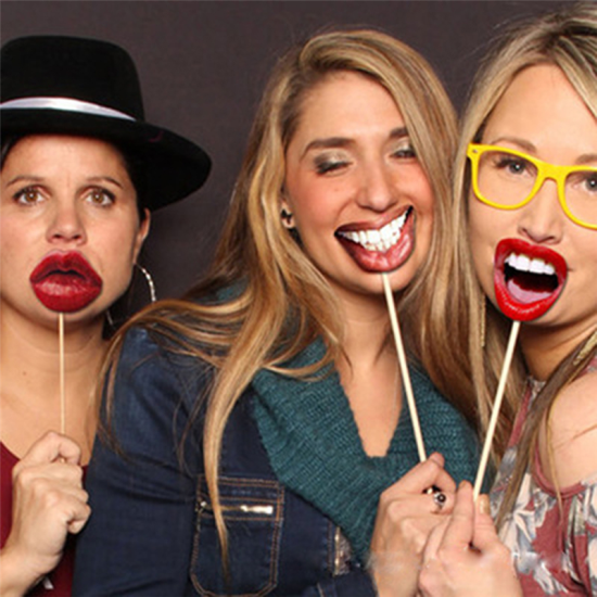 20pcs Funny Lip Mouth Photobooth Wedding Decoration Funny Birthday Party Decorations