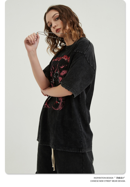 Anime Pain Printed T-Shirts For Men Women World Shall Know Pain T Shirt Retro Harajuku Streetwear - Image 3
